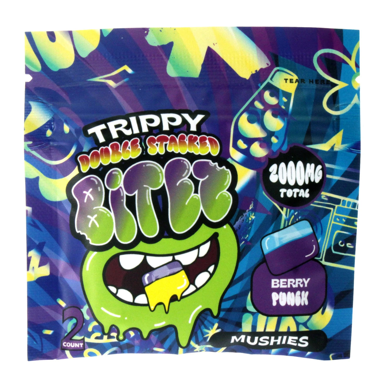 Trippy Double Mushrom Edible Gummies | 200MG