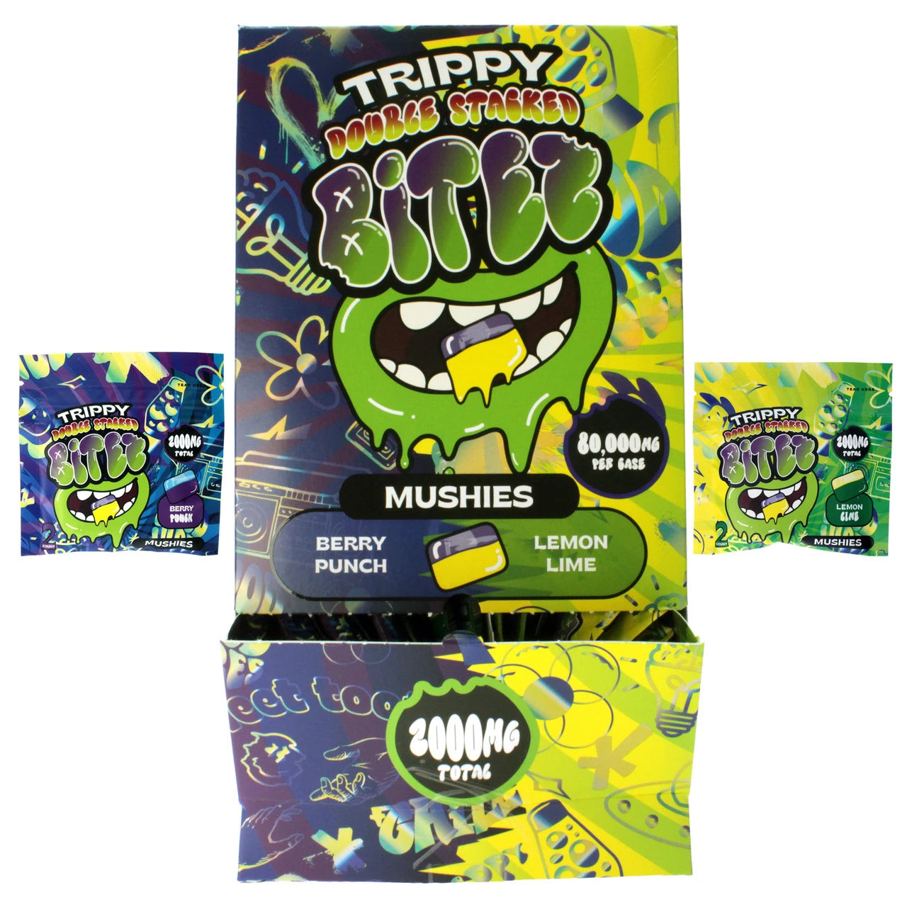 Trippy Double Mushrom Edible Gummies | 200MG