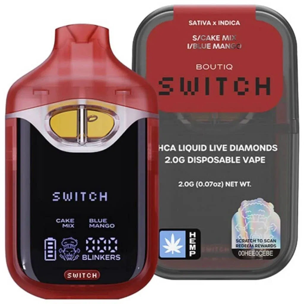 Boutq Switch V4 THCa Liquid Diamond Disposable 2g