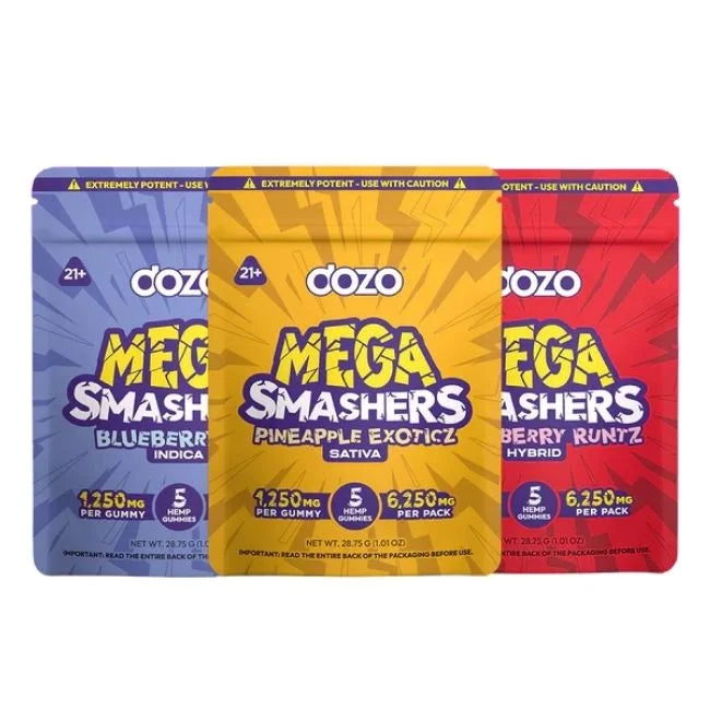 ZAa Mega Smashers Gummies | (5ct) 6,250mg