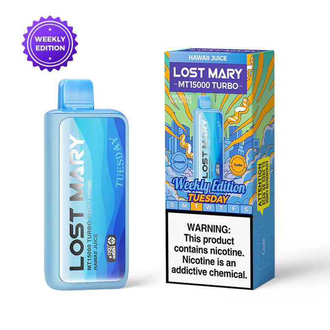 Lost Mary MT15000 Turbo Weekly Edition Disposable – 15000 Puffs