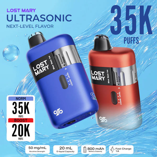 (NEW) LOST MARY ULTRASONIC 35,000 PUFF NEXT-LEVEL FLAVOR