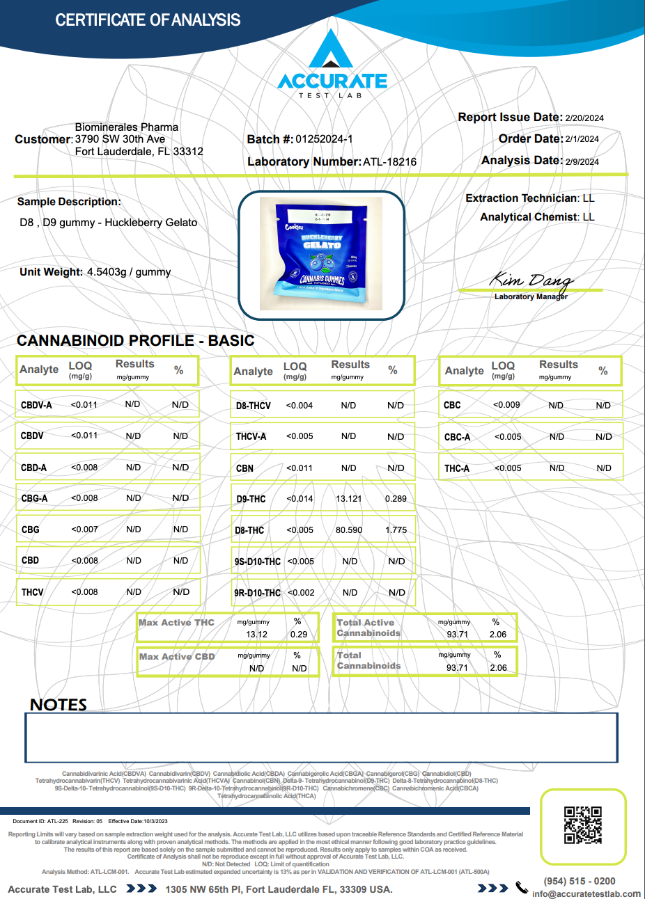COOKIES THCA + D9 SIGNATURE BLEND