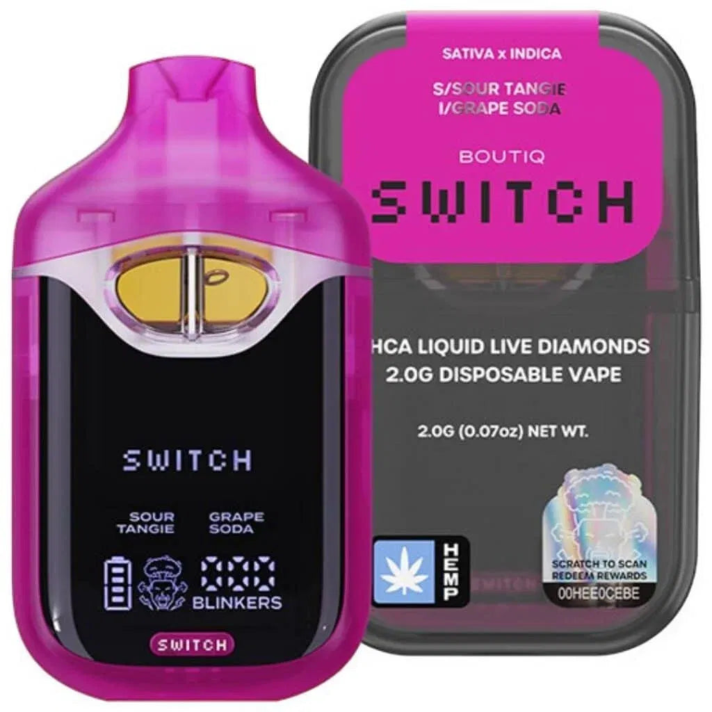 Boutq Switch V4 THCa Liquid Diamond Disposable 2g
