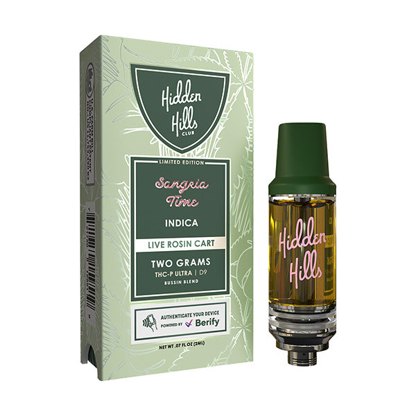 Hiden Hils Bussin Blend Disposable D(9) Live Rosin (CART) 2GM