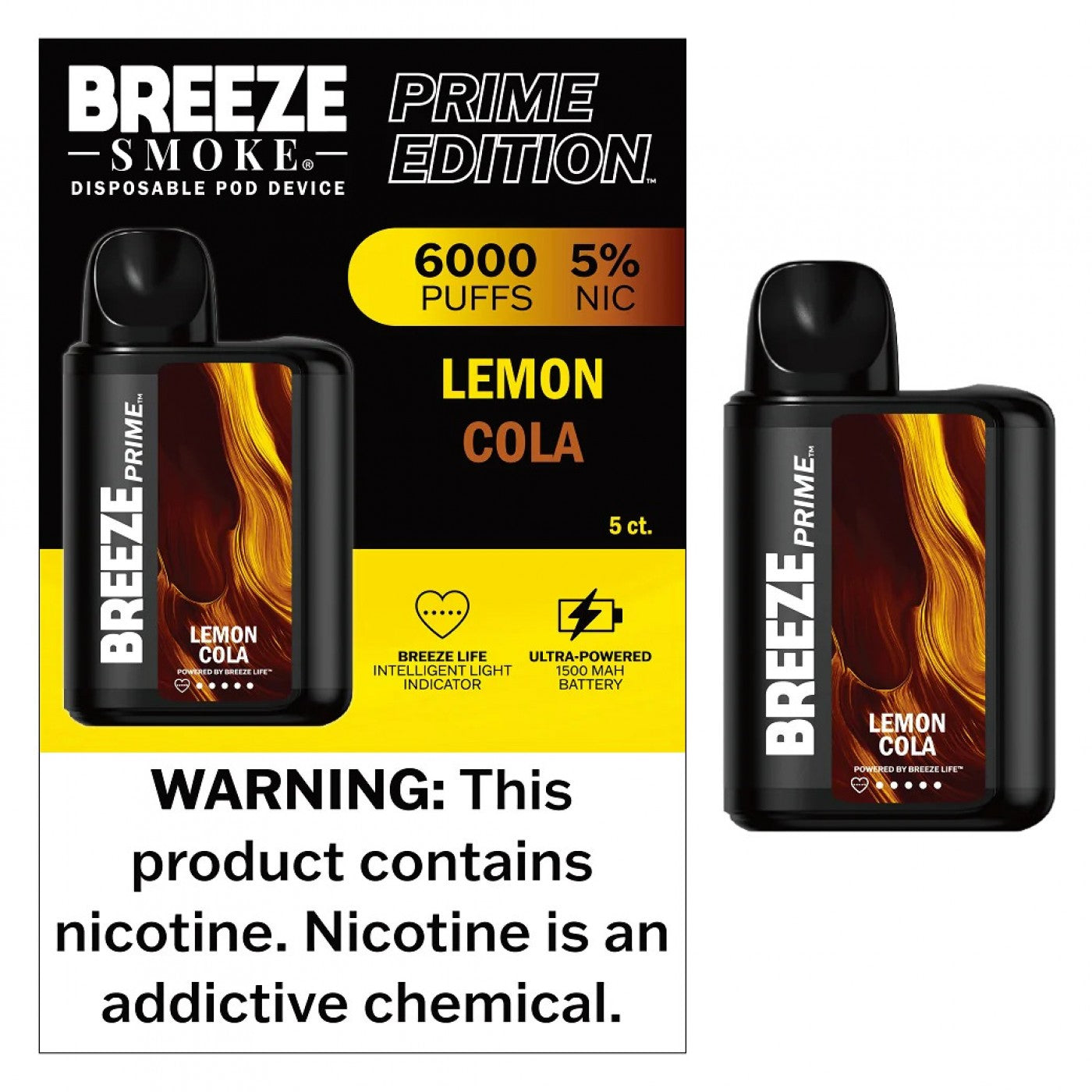 Breeze Smoke Prime Edition 6000 Puff Disposable