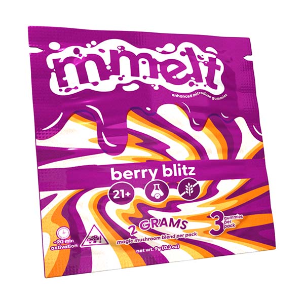 Mmelt Mushrom Gummies by Cali Extrax | 3 Count