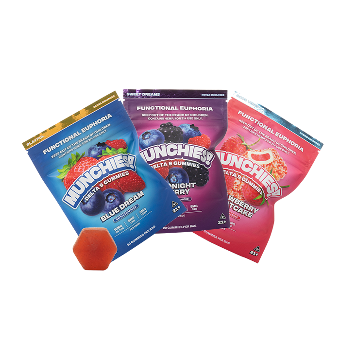400mg Munchies Functional Euphoria D(9) (20PC) Gummies -