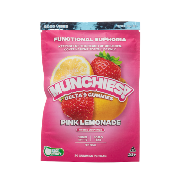 400mg Munchies Functional Euphoria D(9) (20PC) Gummies -