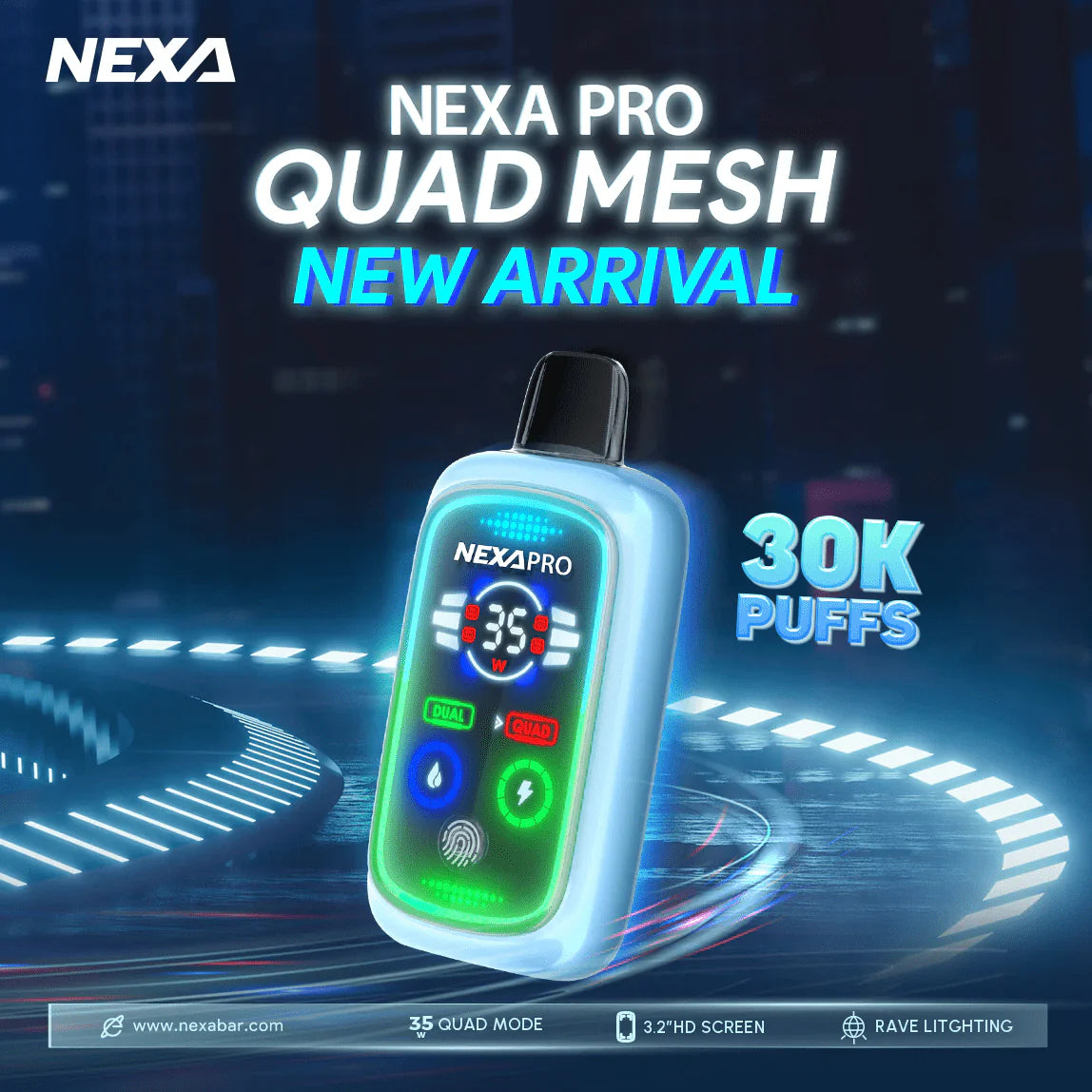 Nexa Pro 30,000 puff disposable vape