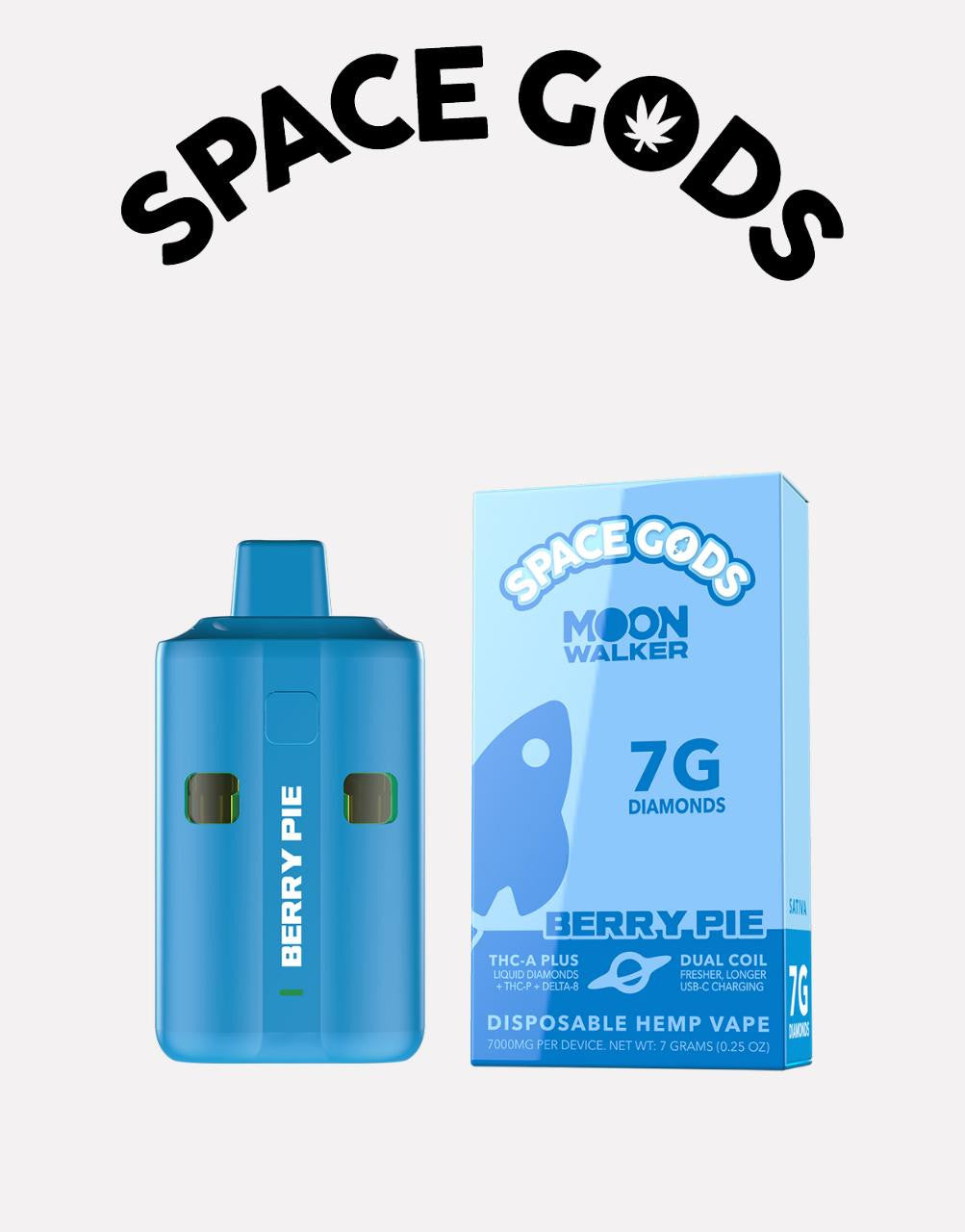 7G Moon Walker Disposable | TH--C-A TH--C-P Liquid Diamonds Del-- 8