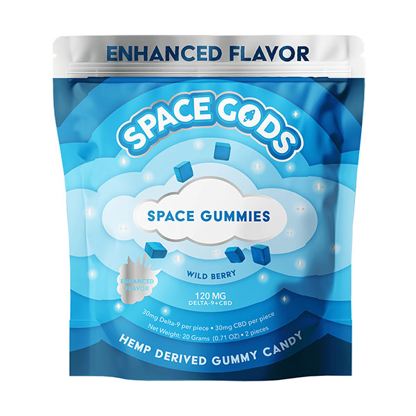 Space Gods Sour Space Heads gummies | (2ct) 120mg