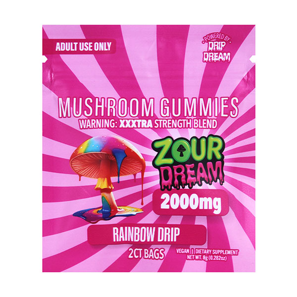 Zour x Dream Mushrom Gummies | (2ct) 2000 mg